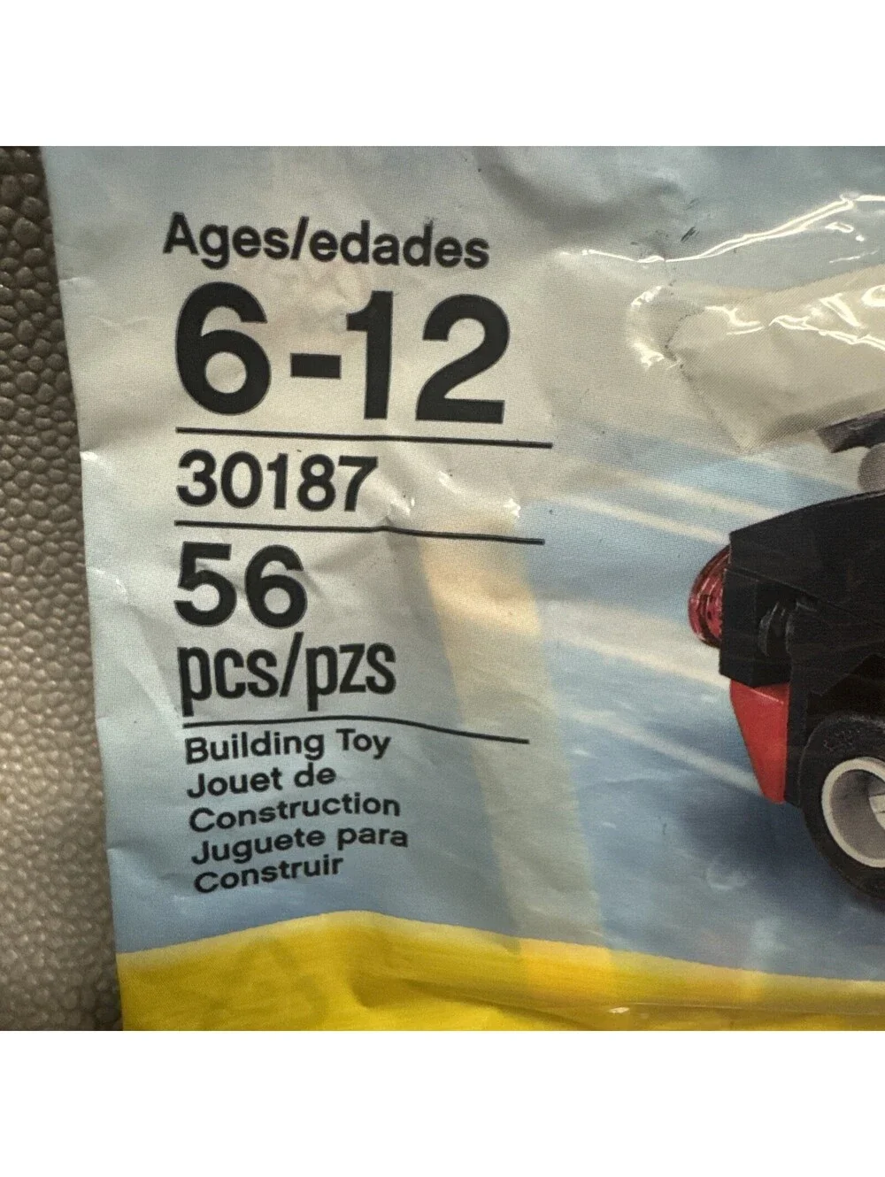 LEGO 30187 Creator Fast Car Poly Bag Building Set New Retired 2014